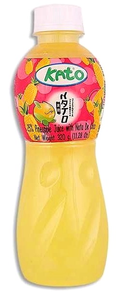 Bevanda con succo di ananas e Nata de Coco - Kato 320 ml.